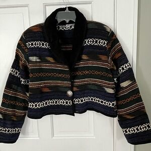 Multicolor Patterned Women's Jacket